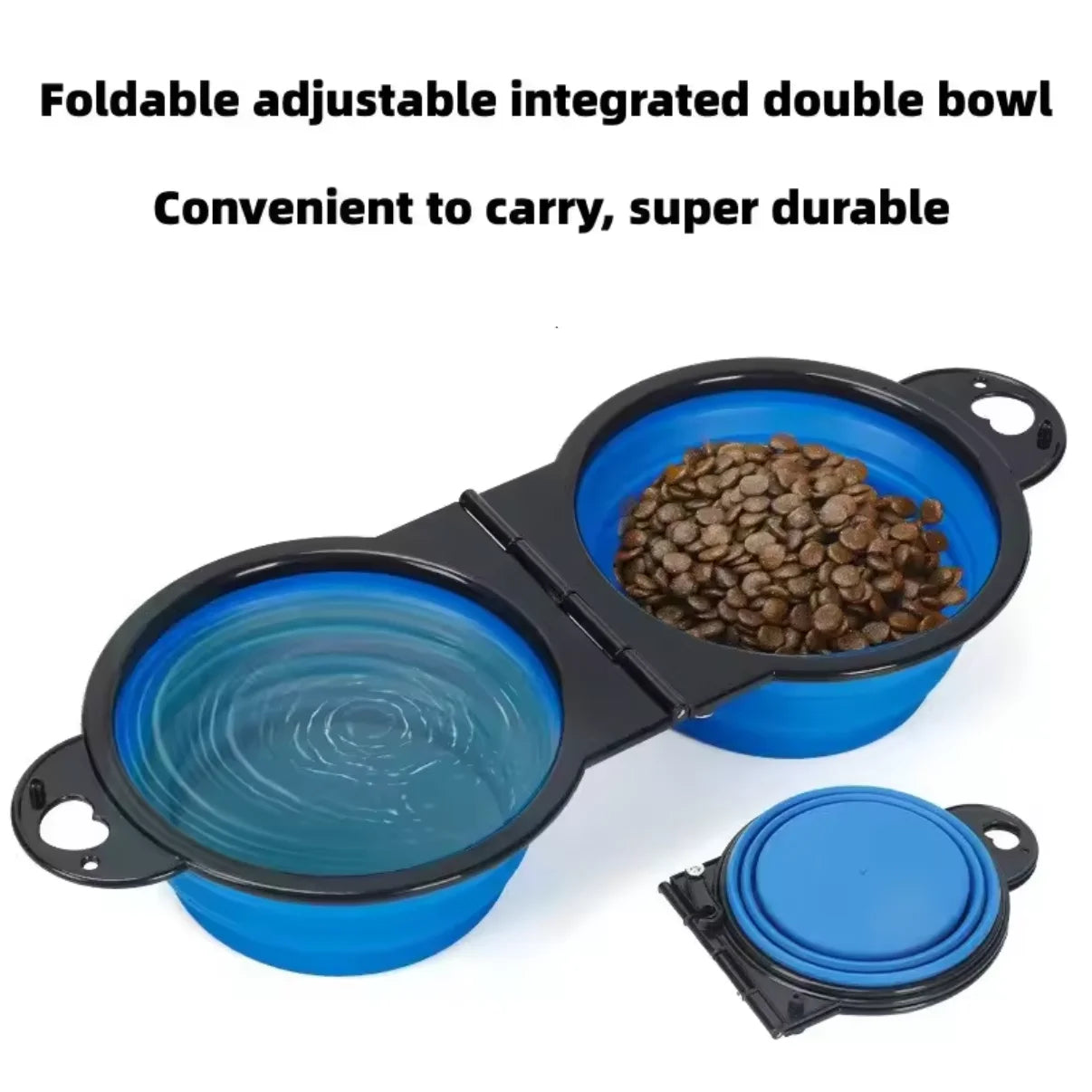 PetAble 2-in-1 Travel Bowl