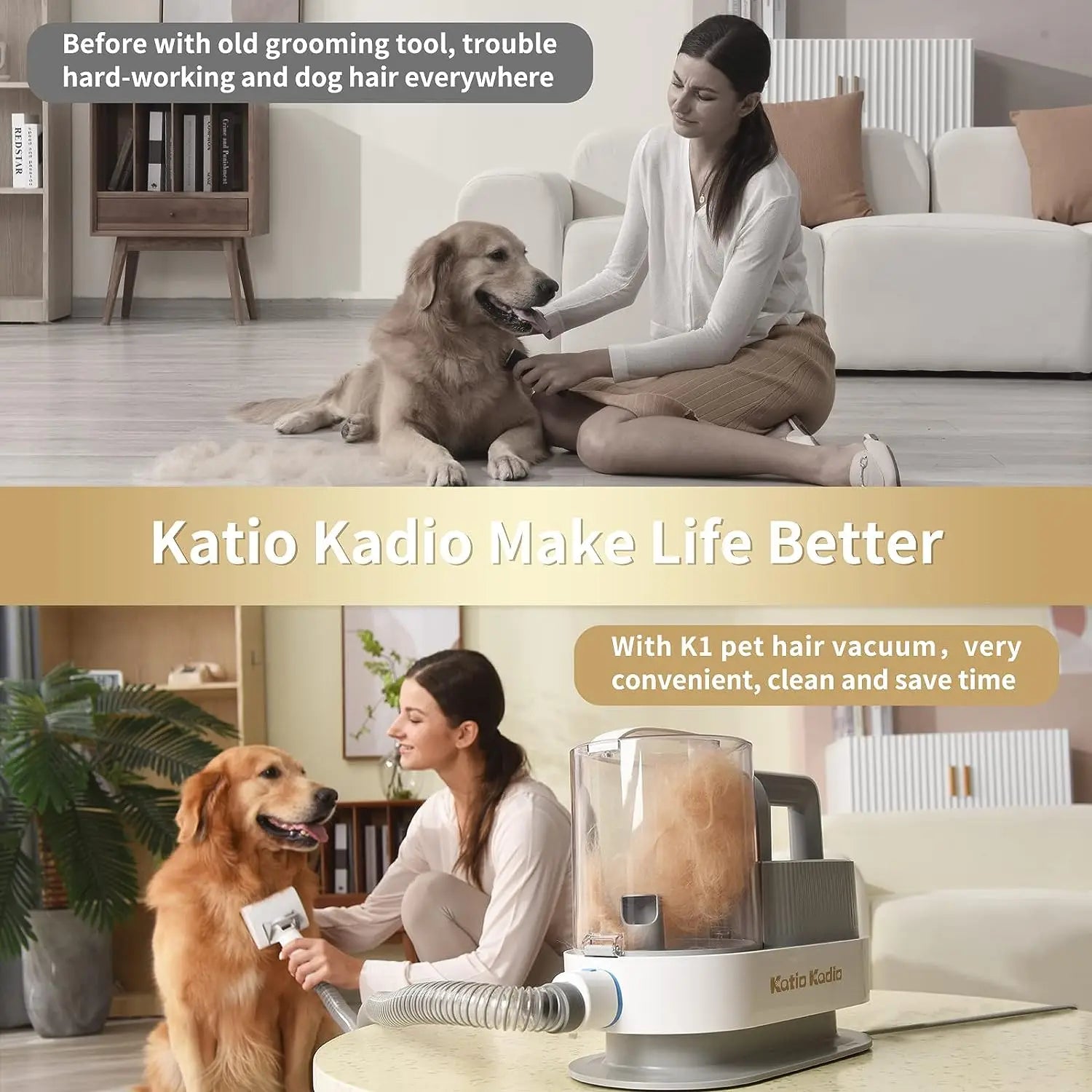 5-in-1 Pet Grooming Vacuum