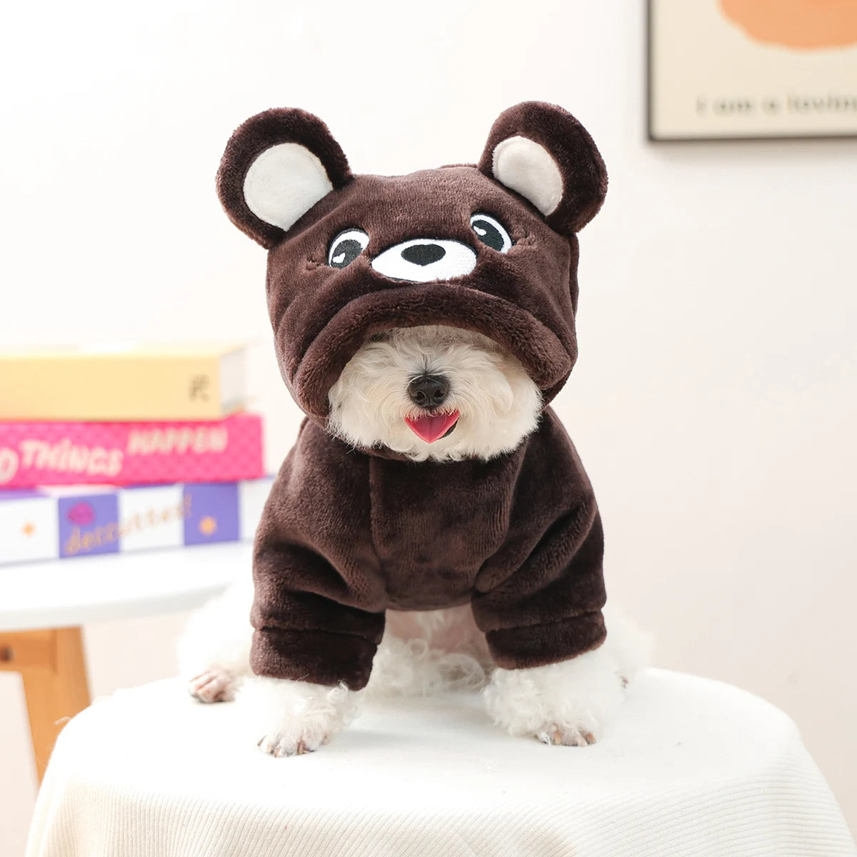 Bear Hoodie Dog Sweater