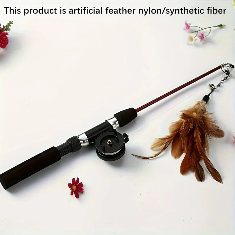 Telescopic Cat Feather Toy