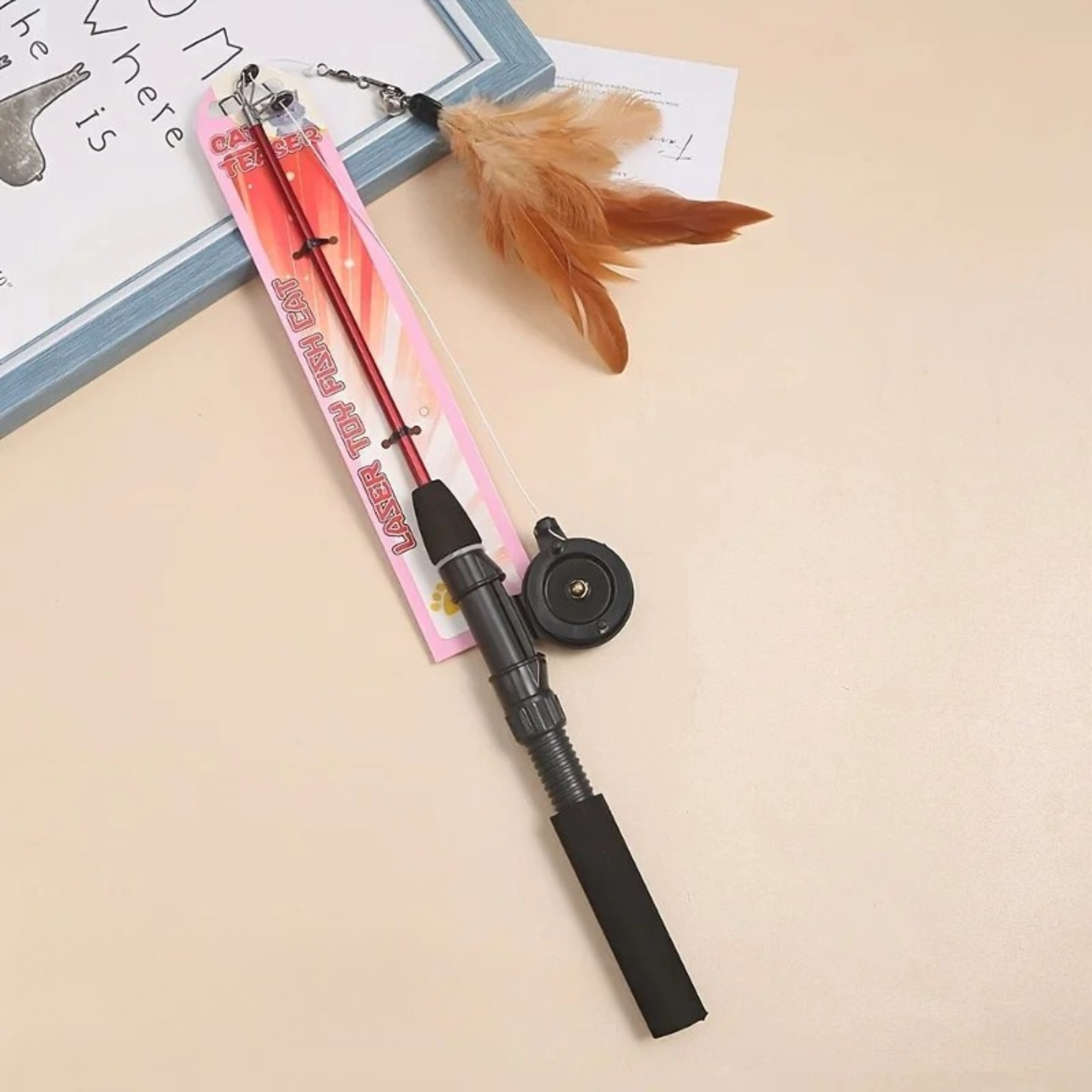 Telescopic Cat Feather Toy