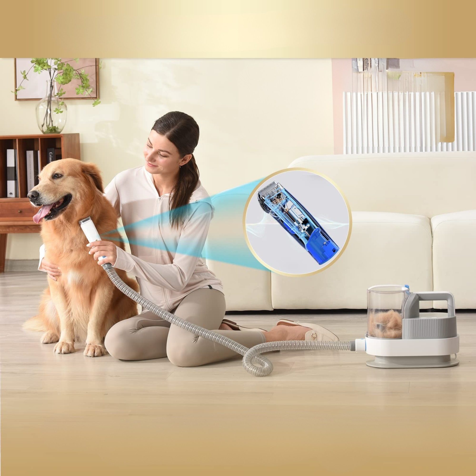 5-in-1 Pet Grooming Vacuum