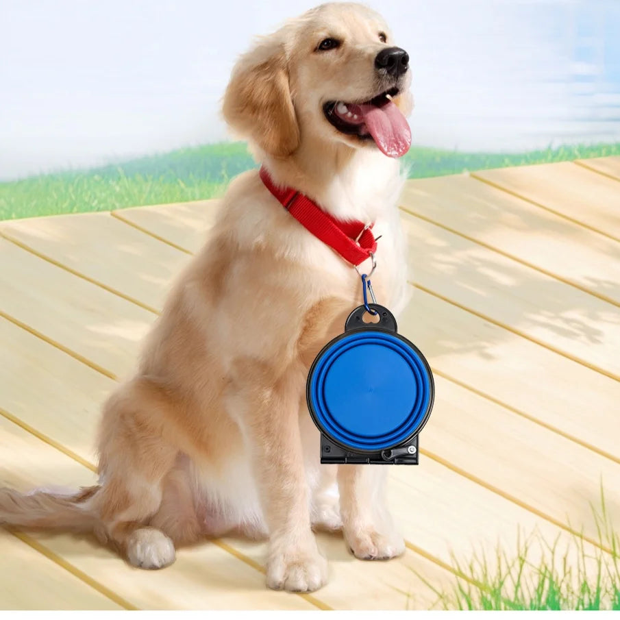 PetAble 2-in-1 Travel Bowl
