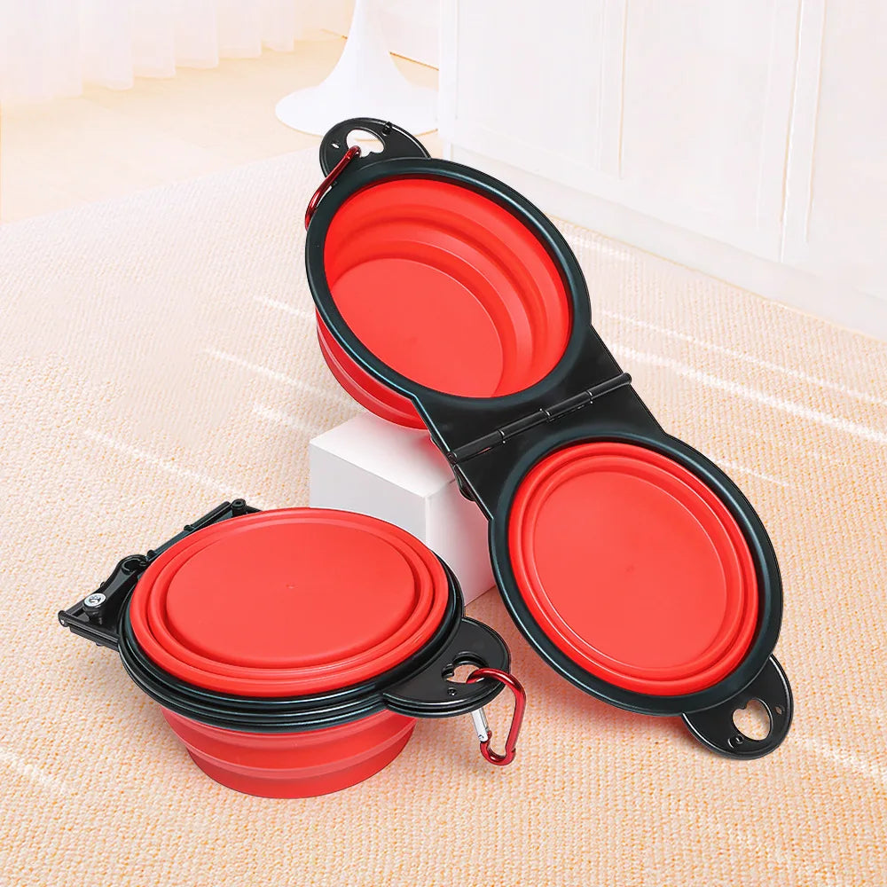 PetAble 2-in-1 Travel Bowl