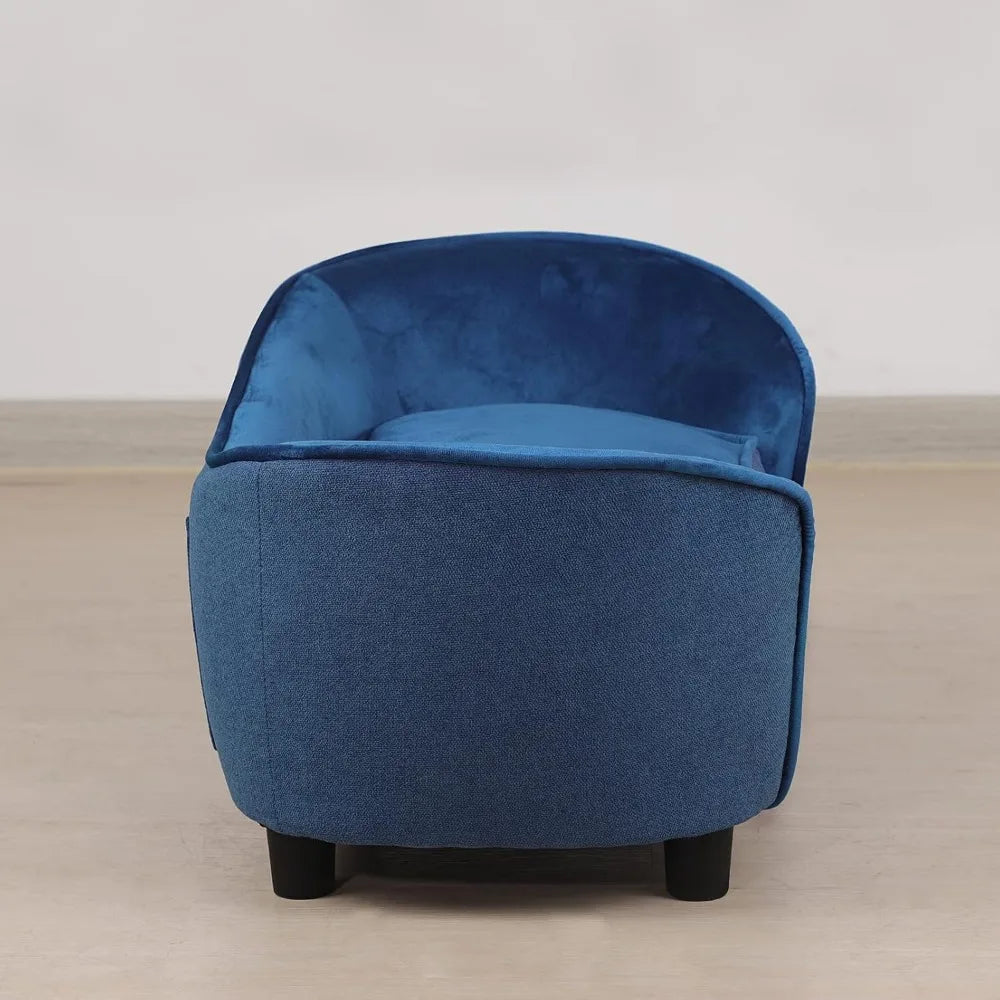 LuxPet - Blue Velvet Pet Sofa